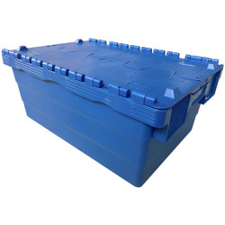 VISO DSW5527 Box with Hinged Lid 400x320x300mm Blue 1piece