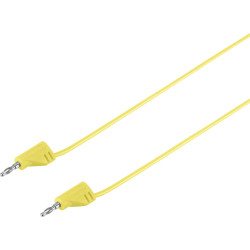 VOLTCRAFT MSB-200 Test lead Banana jack 2mm0.90 m Yellow