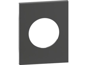 LIVING NOW Plakietka gniazda 2P+Z schuko - 3 moduły - czarna KG04M3 LEGRAND