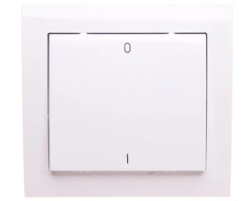 KIER Łącznik podwójny biały ŁP-11W/00