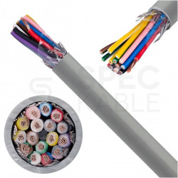 Kabel sterowniczy BiT LIYCY 16x0,5mm2 szary 300/300V ekranowany olejoodporny linka Bitner