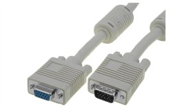 Ak-310203-150-E Kabel D-Sub 15Pin Hd Gniazdo D-Sub 15Pin Hd Wtyk Szary 15M