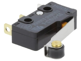 Mikroprzełącznik SNAP ACTION z dźwignią (z rolką) SPDT Poz 2 SS01GL2E