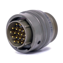 Złącze 19-pinowe Męski Amphenol Socapex Męski Montaż na kablu MIL-DTL-26482 rozmiar 14