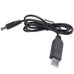Kabel zasilający USB 5.5/2.5 przetwornica z 5V na 9V 1A 2.5/5.5