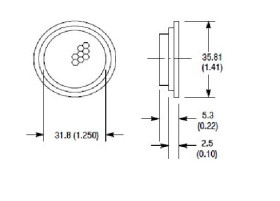 Reflektor LED Okrągły, Allen Bradley