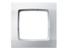 KARO Ramka 1 pojedyncza biały R-1S/00 OSPEL
