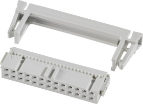 listwa pinowa żeńska, prosta FCI 71600-626LF Wymiary siatki: 2.54 mm Ilość pinów: 26 1 szt.