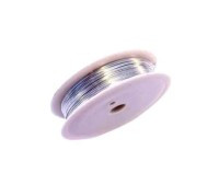 DRUTAG070-003M Drut srebrzony, średnica 0.7mm, szpulka ok. 2.7mb