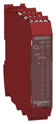 Moduł wejścia bezpieczeństwa 12-we. Schneider Electric 8-wy. 24 V DC 3 W Preventa Preventa