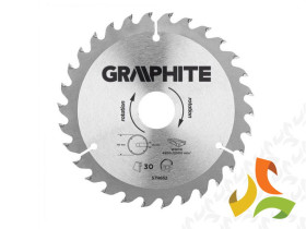 Tarcza do pilarki widiowa 165x30mm 30 zębów 57H652 GRAPHITE