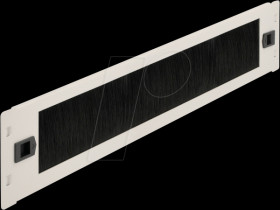 66620 Brush strip 19", tool free, 2 HE, grey