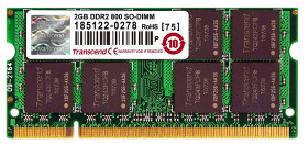 RAM, 2 GB, DDR2, moduł: PC2-6400, gniazdo: SODIMM, 1.8V
