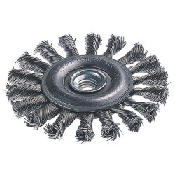 Wolfcraft 2701000 Wire Wheel Brush Stainless Steel &#xF8; 100mm