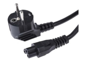Power Cable Assembly złącze A: CEE 7/7 złącze B: IEC C5 2m 2,5 A 250 V 0,75 mm2 Czarny