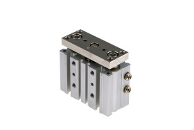 Siłownik z prowadzeniem skok 10mm SMC Ø 16mm 56 x 30 x 62mm 56mm