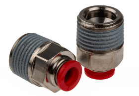 Złączka pneumatyczna Wciskane 8 mm R 1/2 Norgren Złączka prosta R 1/2 męskie