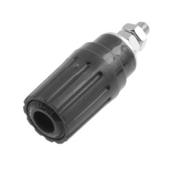 Gniazdo laboratoryjne izolowane 4mm M4, 35/16A, czarne