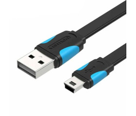 Kabel miniUSB wt/wt USB-A 5pin 1m