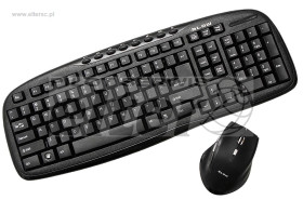 Klawiatura+mysz radiowa 2,4GHz BLOW KM-1