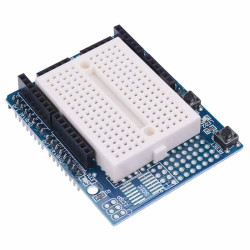 ProtoShield with Mini Breadboard compatible with Arduino UNO models