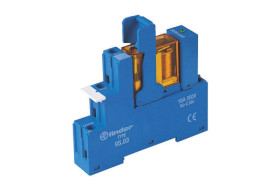 Przekaźnik interfejsowy 110V ac Finder SPDT 250/400V ac 10/20A Szyna DIN bieguny 1 Przekaźnik z interfejsem Śruba