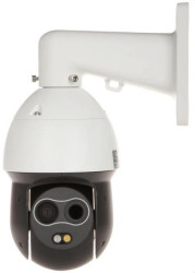Kamera IP bispektralna 4Mpix + thermal 256x192, f=7/8mm, PT, AI, IR50m, karta SD 256GB, IP66, audio 1/1, alarm 2/1, 12VDC/PoE