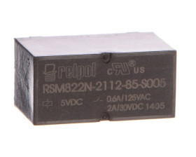 Przekaźnik subminiaturowy-sygnałowy 2P 0,6A 5V DC PCB RSM822N-2112-85-S005 2614638