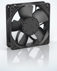 DC axial fan, 48 V, 119 x 119 x 32 mm, 190 m³/h, 43 dB, ball bearing, ebm-papst 4318 NN