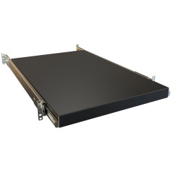 Hammond RSUS1926BK1 1U Sliding Shelf 26&quot; Solid Black 44 x 483 x 660