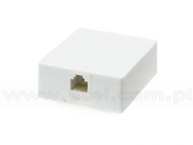 Puszka natynkowa PN1-6 ze złączem żeńskim 6p6c (standard)