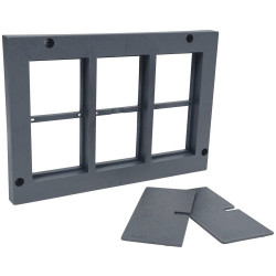 KOPOS PP 80/45/6_LB Device Mount fits KOPOBOX 80 holds 6 devices