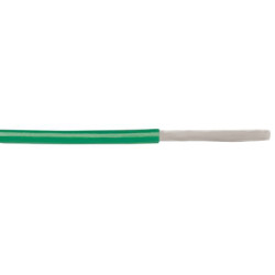 Przewód montażowy 1,3 mm² Zielony Alpha Wire PVC 16 AWG 300 V dł. 30m 1/1,29 mm +105°C AWM/STYLE 1569, CSA