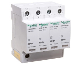 Ogranicznik przepięć Typ T2 4P 65kA 1,5kV 350V iPRD-65r-65kA-350V-4P A9L65401
