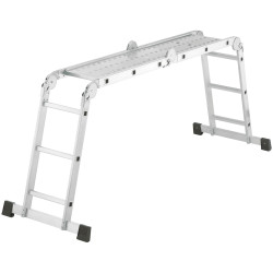 Hailo 7412-037 ProfiStep Ladder Aluminium 4.35m Max Height 16.7kg