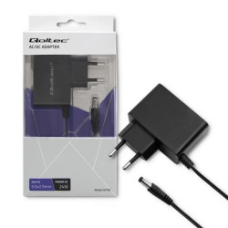 Qoltec Zasilacz wtyczkowy 24W 24V 1A 5.5*2.5