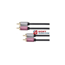 Kabel 2xRCA 0,5m Kruger&Matz