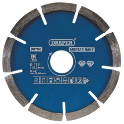 Draper 99796 Mortar Raking Diamond Blade (115mm)