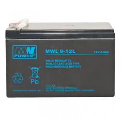 Akumulator VRLA AGM 12V 9Ah (żywotność 10-12lat) MWL9-12L T2