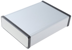 Obudowa Aluminium szerokość zew. 160 mm długość zew. 220 mm wys. zew. 51,5 mm Hammond IP54 Anodowanie na srebrno
