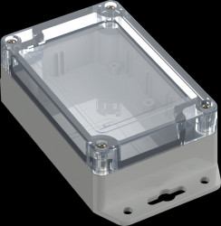 6U07110704737 Industrial housing, 105 x 70 x 40mm, IP65, light gray