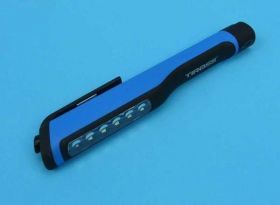 LATARKA RĘCZ.6+1xLED BLUE 3xR03