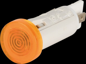 1.69.507.117/1402 Indicator, 230 V, neon bulb, 10 mm, round, yellow