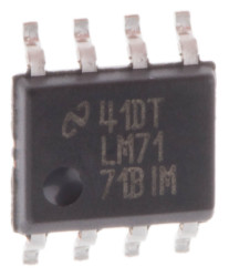 LM7171BIM/NOPB Wzmacniacz operacyjny Texas Instruments Powierzchnia 1 SOIC 200 MHz 36 V 8-pinowy