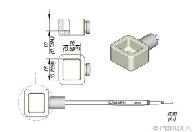 Grot specjalny C245-SP01 do rączki JBC T245