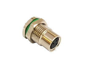 Złącze wielostykowe przemysłowe 3-pinowe M8 Montaż tylny Gniazdo Bulgin