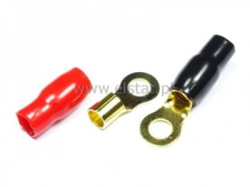 Konektor Oczkowy M8-8,5 kabel 22mm czerw.+ czarny