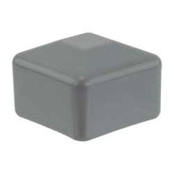 Zaślepka nasadka kwadratowa na szynę 40x40mm do profilu montażowego PV szara