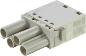 Socket contact insert, CC, 4 pole, push-in, 09140045101