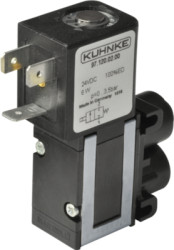 2/2-way NC poppet valve, 0.9-3.5 bar, 24 V, 6 W, 97.120.00.00